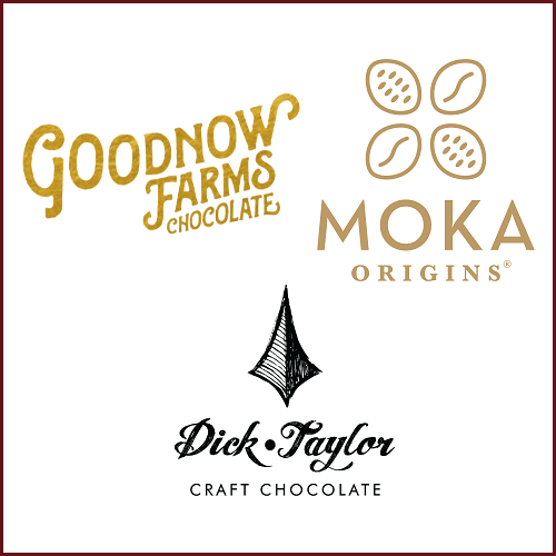 Goodnow Farms Chocolate, Moka Origins, and Dick Taylor Chocolates