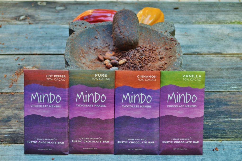 Mindo Chocolate Rustic Series bars
